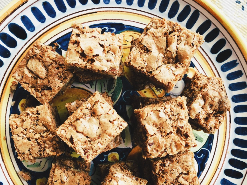 Week 96: Draft is done and espresso chocolate&nbsp;blondies