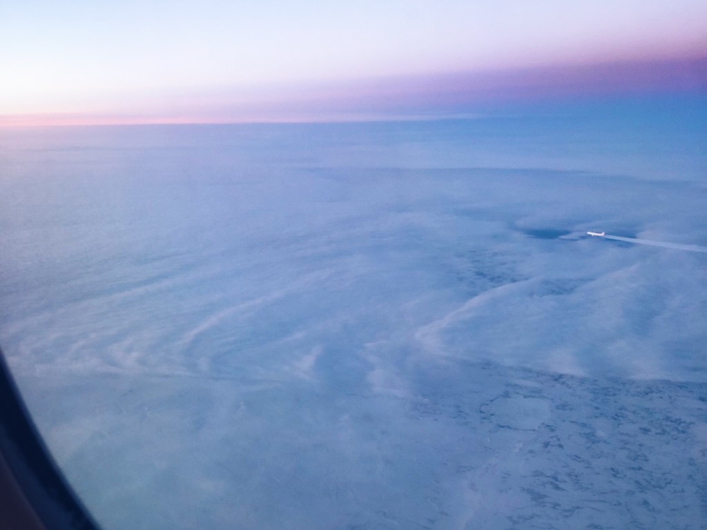 Happy New Year! Sky pictures from my flights